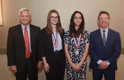 Dr. Capps, Madelyn, Claudia, and Dr. Dore